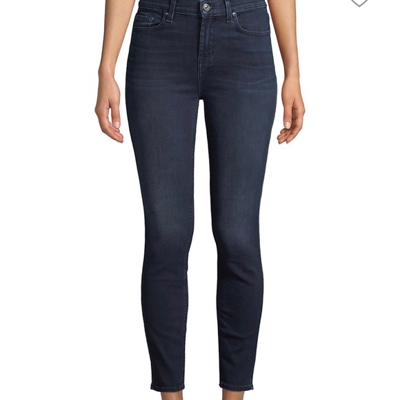 🦋7FAM Gwenevere High-Waist Ankle Skinny Jean - Picture 1 of 6